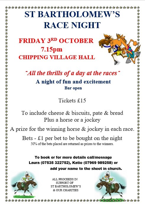 Race Night Poster