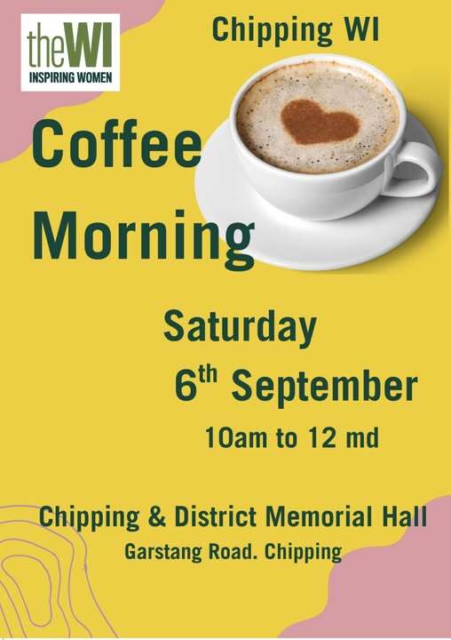 WI Coffee Morning Poster